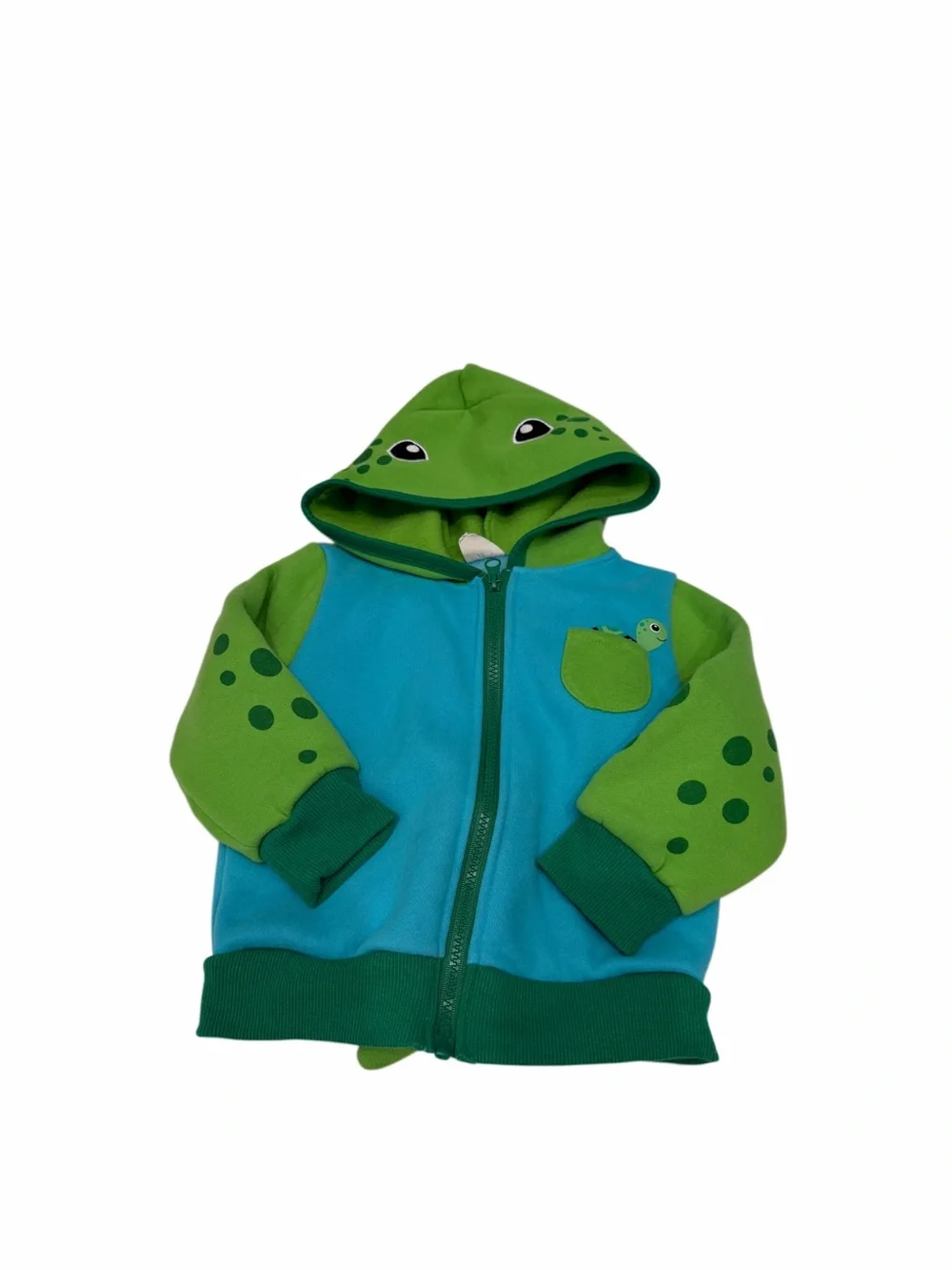 Doodle Pants Sea Turtle 3D Backpack‎ Hoodie 100 Cotton Size 2T